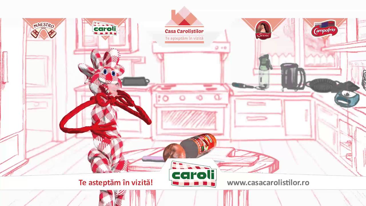 Spot Tv Caroli Salam cu Sunca Extra 90% carne