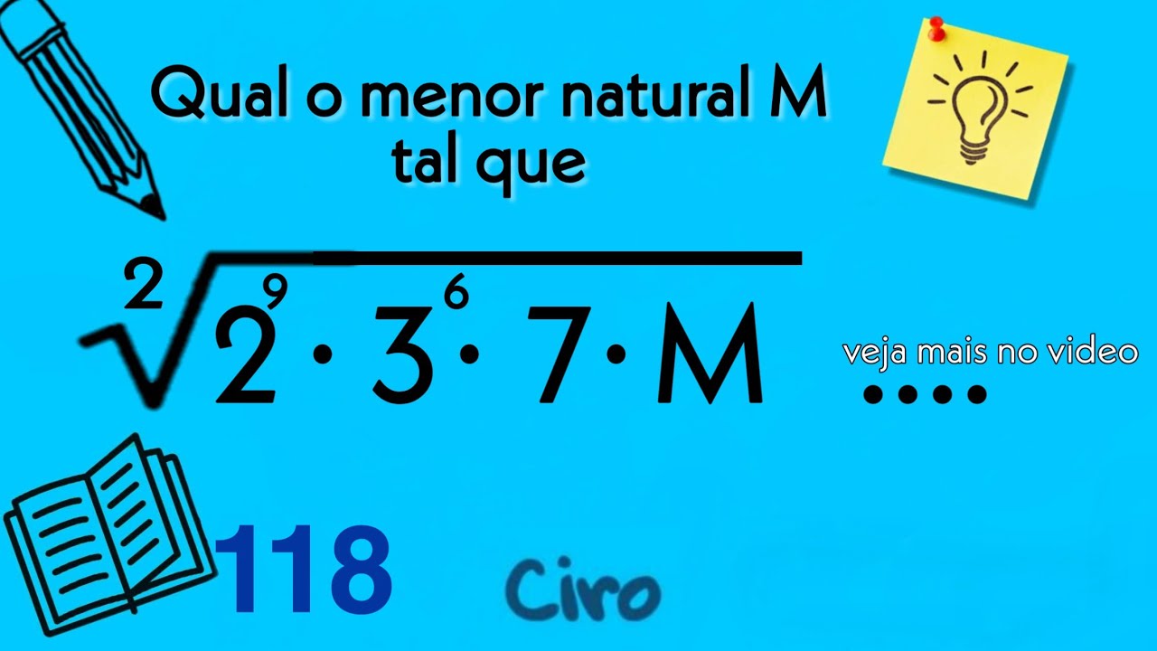 Seja um quadrado perfeito ou tenha a raiz exata? - Prof° Ciro Machado