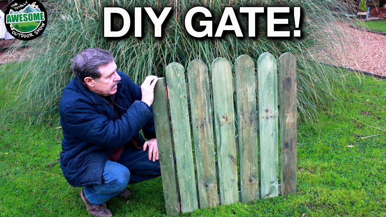 How to make a Picket Gate from Pallet Wood | TAOutdoors
