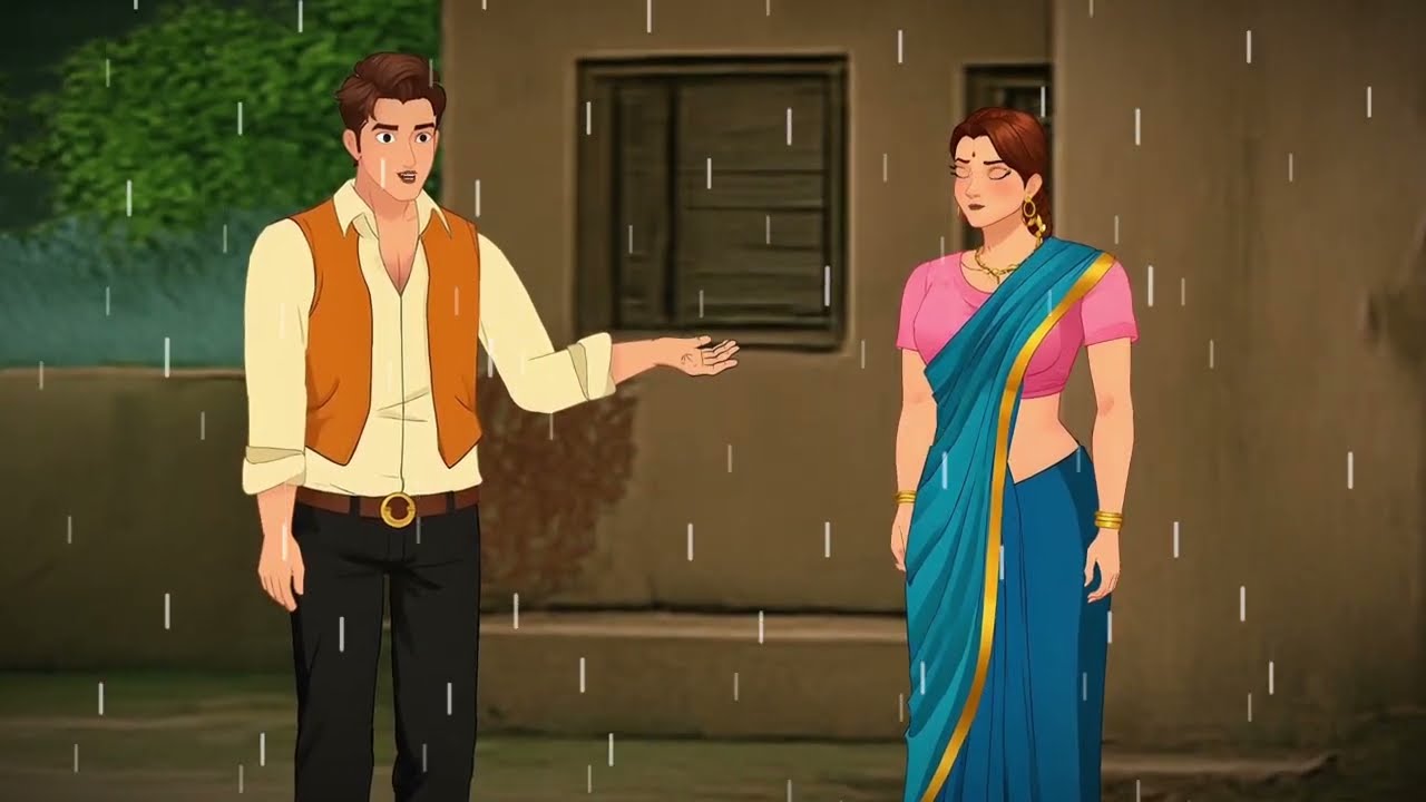 रात के सन्नाटे में किसान के पीछे बैठी चुड़ैल| Hindi horror cartoon | Horror Story