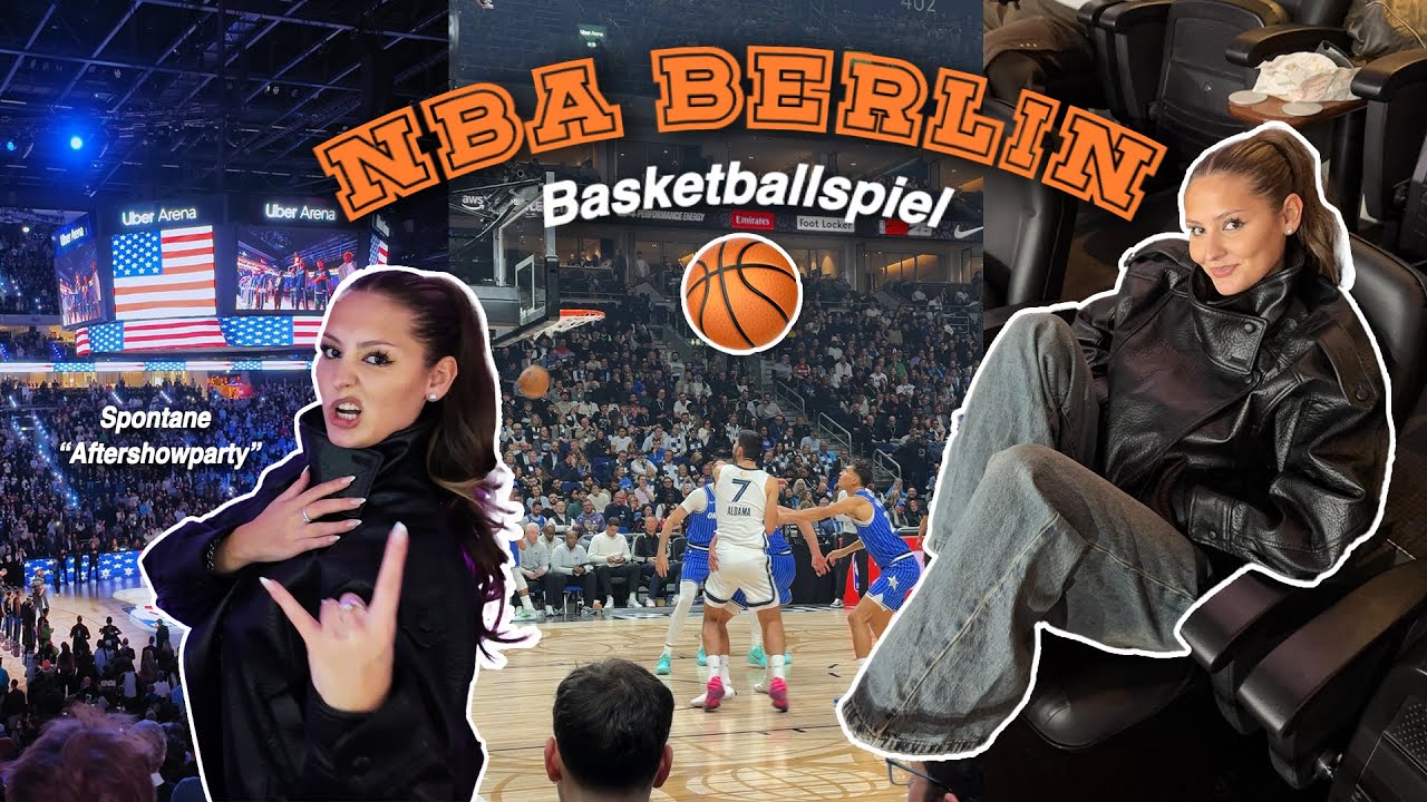 ich werde Spielerfrau?🏀🫦 NBA BASKETBALL game in Berlin 