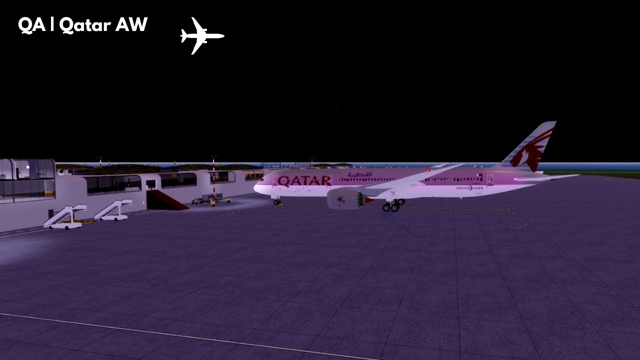 ROBLOX | QA | Qatar AW | Boeing 787 Dreamliner | Эконом-класс (обзор авиакомпании/обзор полёта)