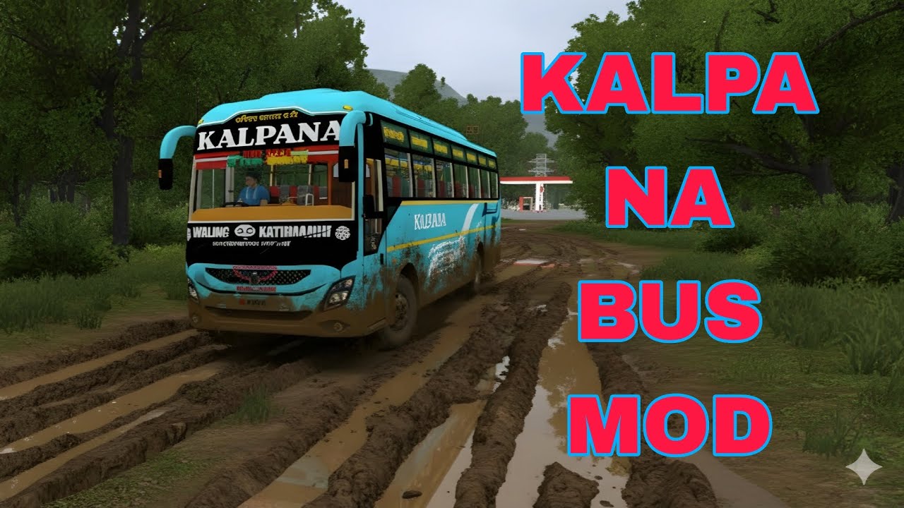 New hils map mod || Nepali bus kalpna bus mod || Off Road map mod || #bussimulatorindonesia  