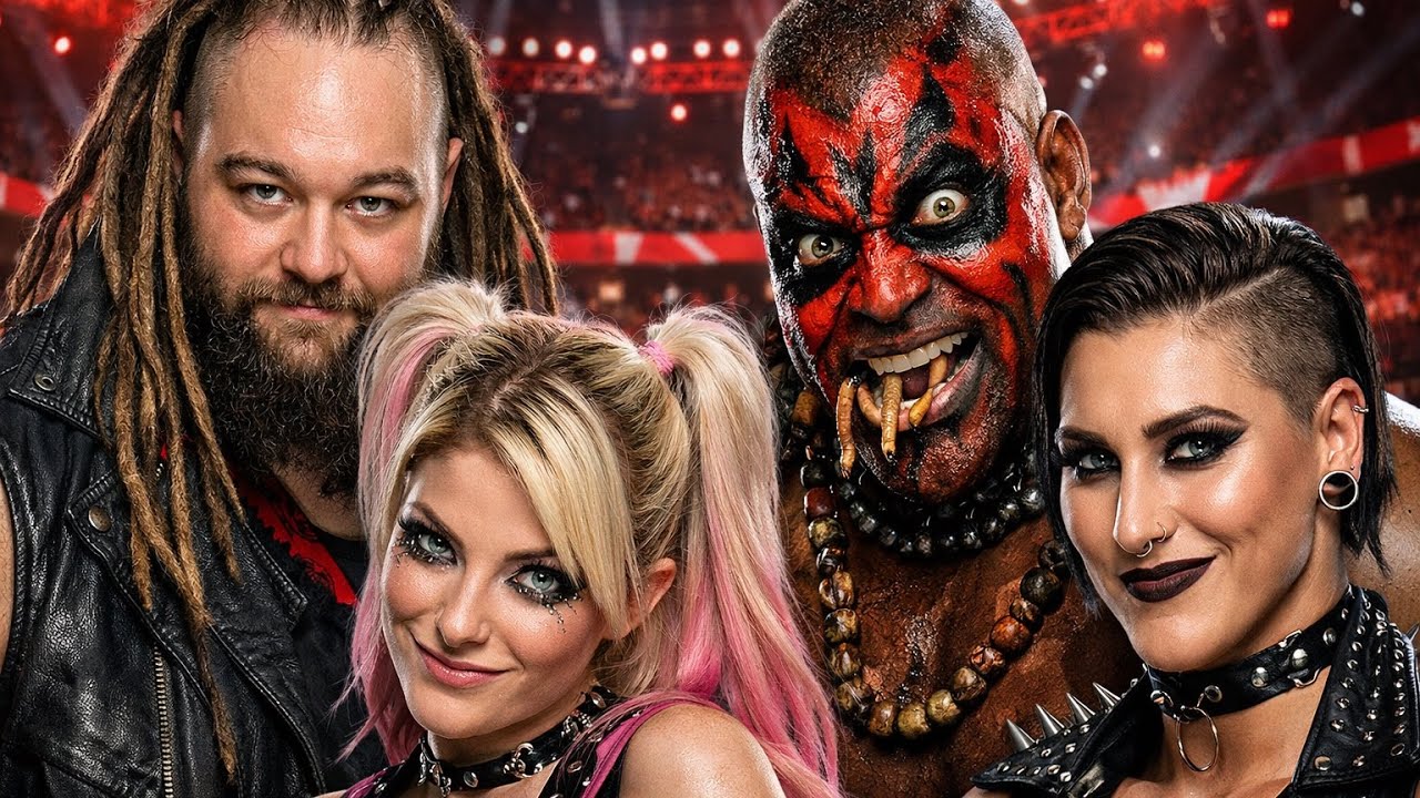Full Match - Rhea Ripley, Boogeyman Vs Bray Wyatt, Alexa Bliss #wwe #wwe2k25 #games #shorts #gaming