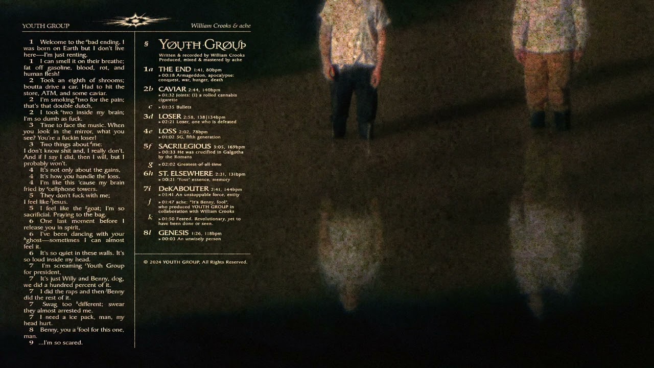 william crooks & ache - YOUTH GROUP (full EP)