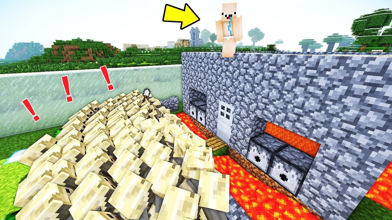 BALON BEBİŞ GÜVENLİ EVİ VS ZOMBİ KIYAMETİ !! 😱 - Minecraft