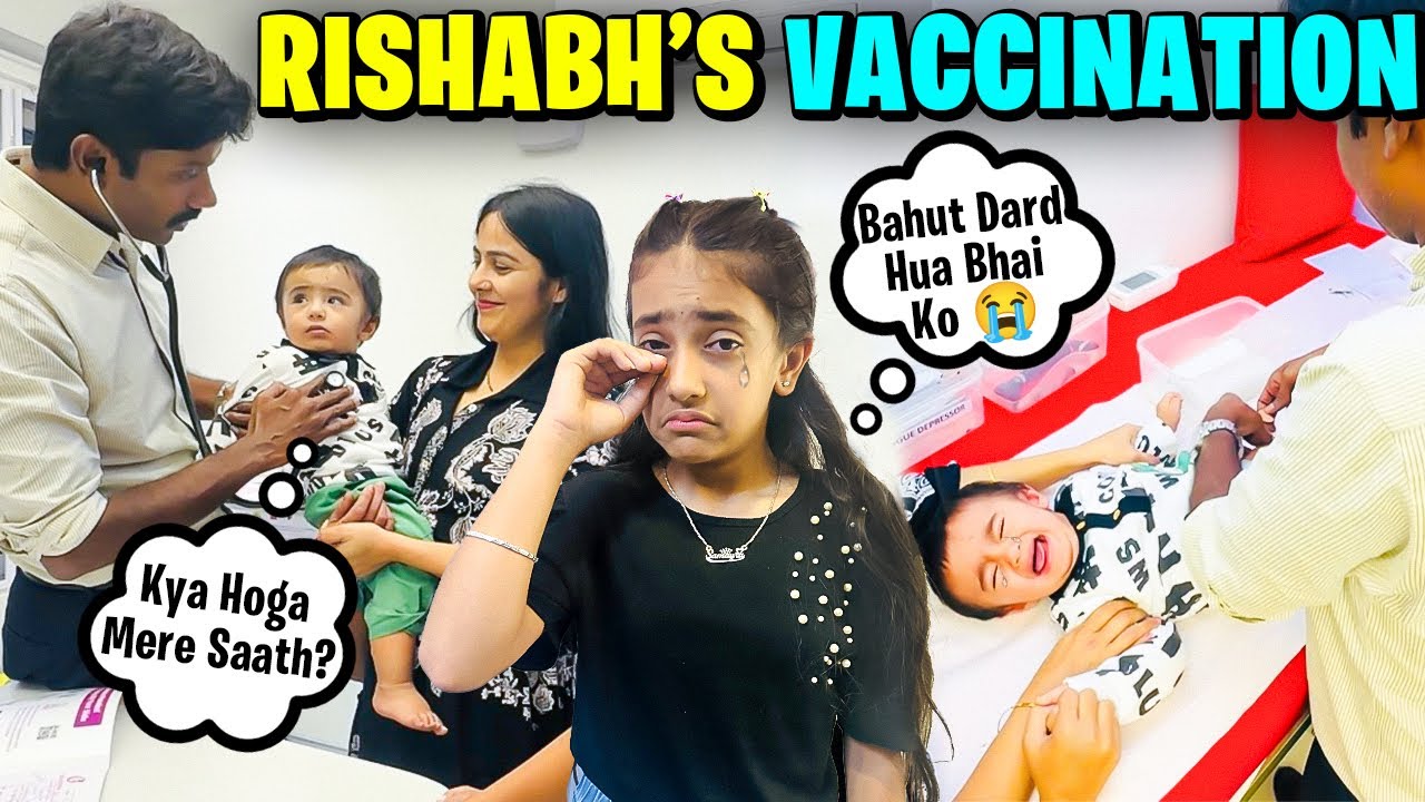 RISHABH KO LAGE INJECTIONS💉😰RISHABH ka Vaccination😢 | Family Vlog | @SamayraNarulaandFamily
