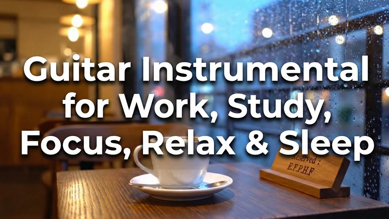 Guitar Instrumental for Work, Study, Focus, Relax & Sleep | 1 Hour EFPHF