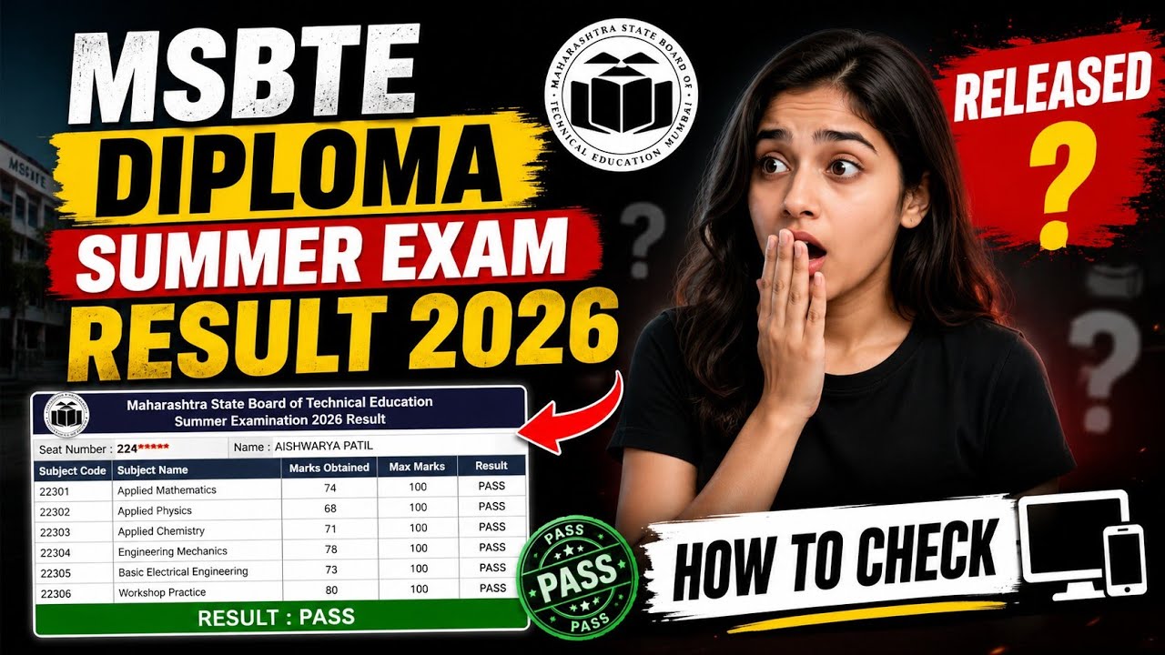 msbte diploma summer result 2026 | msbte summer 2026 result date | msbte diploma result
