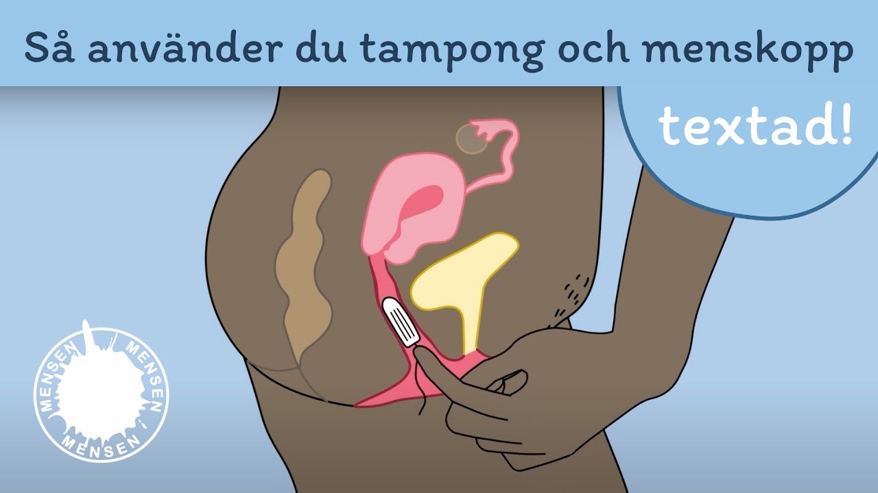SÅ ANVÄNDER JAG TAMPONG OCH MENSKOPP (textad)
