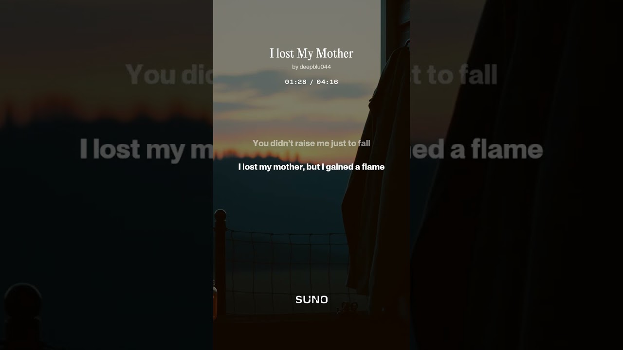 I lost My Mother