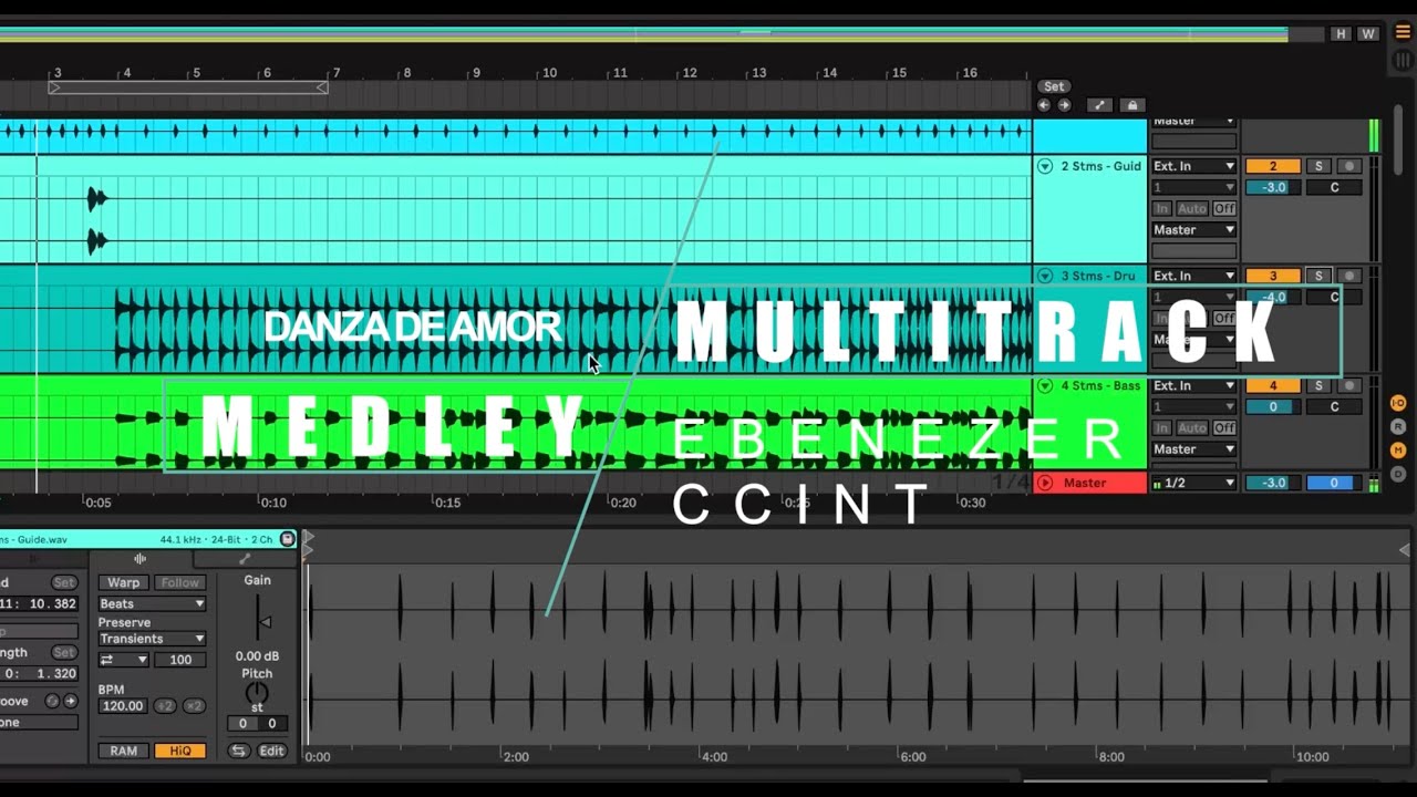 Medley Danza de amor - Ebenezer CCINT | MULTITRACK GRATIS
