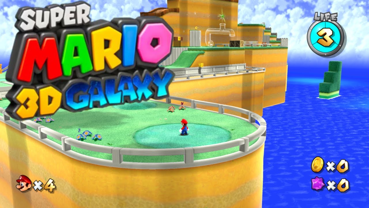 Super Mario 3D Galaxy Full Game Walktrough