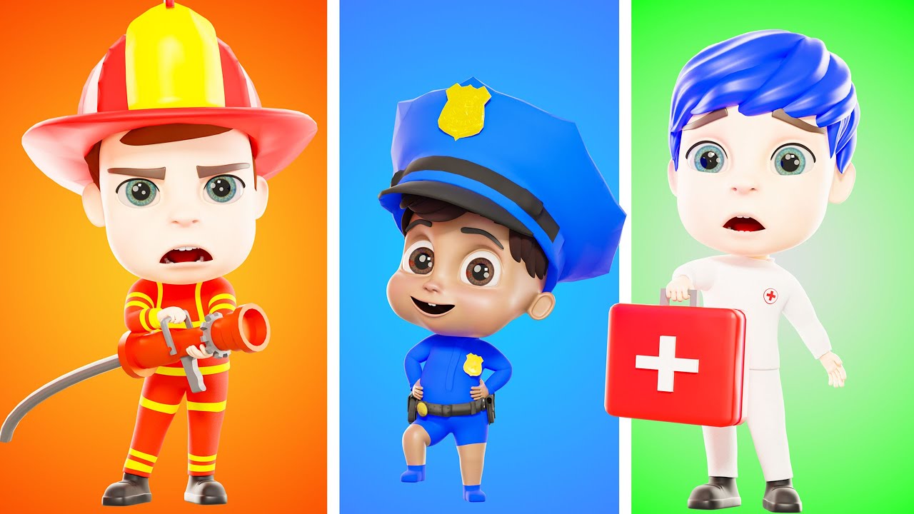 911 Rescue Team | Kids Songs and Nursery Rhymes
