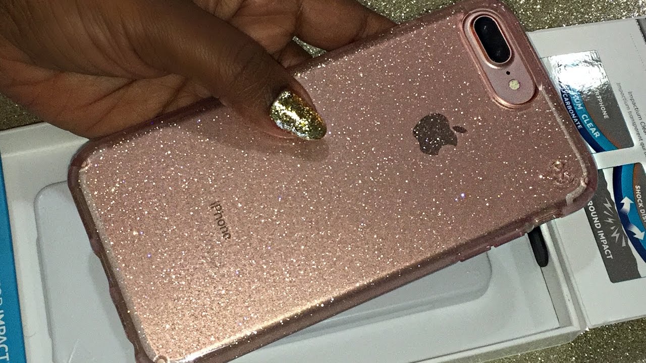 Pink Speck Presidio Clear + Glitter Case for the iPhone 7 Plus