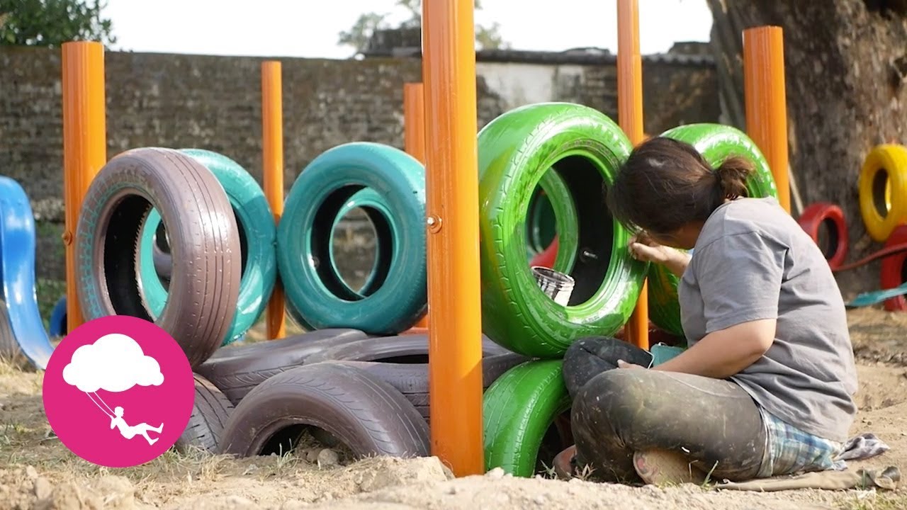 How To Make: DIY Cubby Tire Nursery