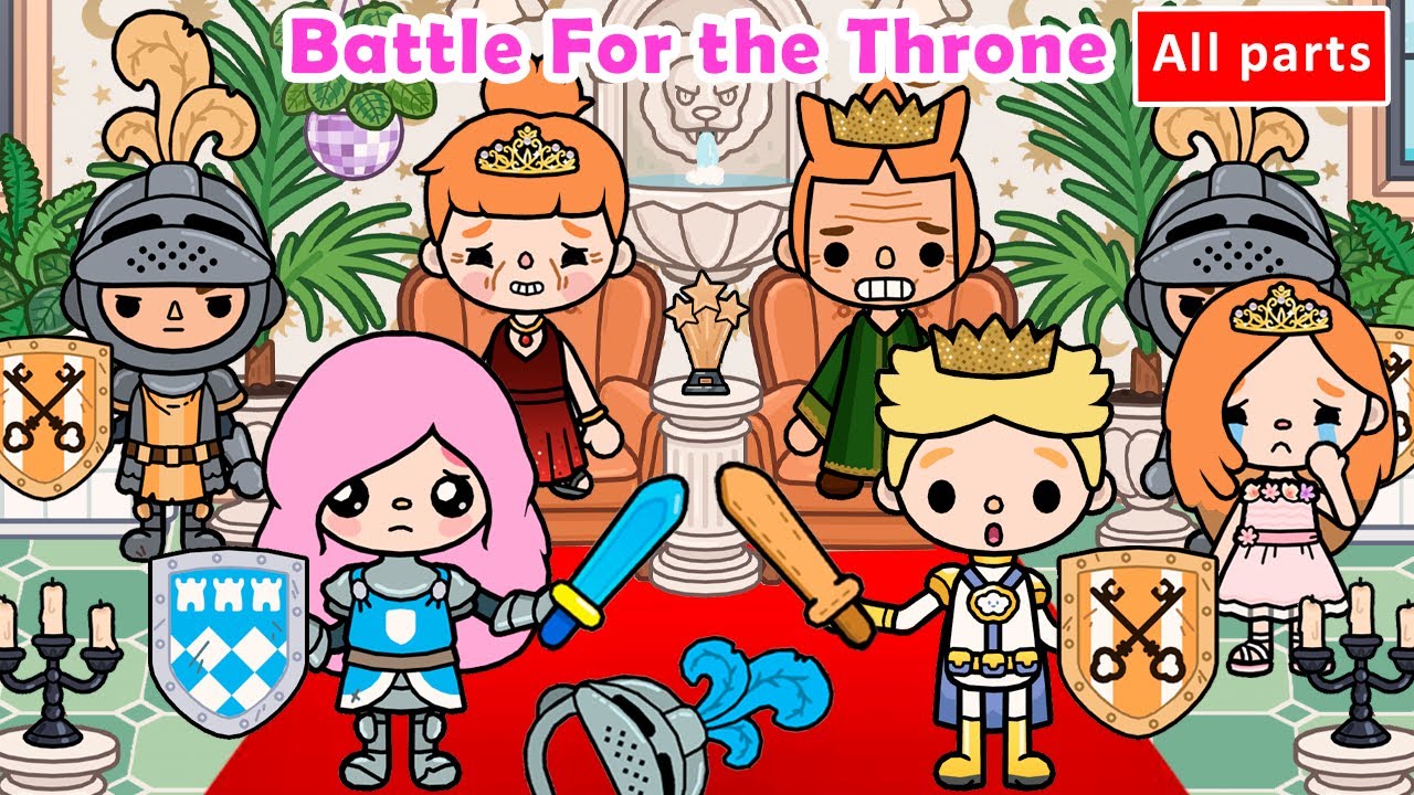 All PARTS 🤴👸 PRINCESS Fighting For Her Throne 🏰 | Toca Life World | Toca boca story