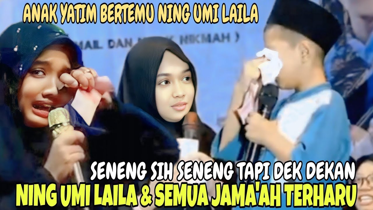 ADEK AZNIL LUCU KETEMU NING UMI LAILA SENENG SIH SENENG TAPI DEK DEKAN