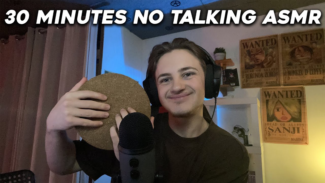 ASMR - 30 Minutes NO TALKING (Mouth Sound, Brushing, Fast tapping…)