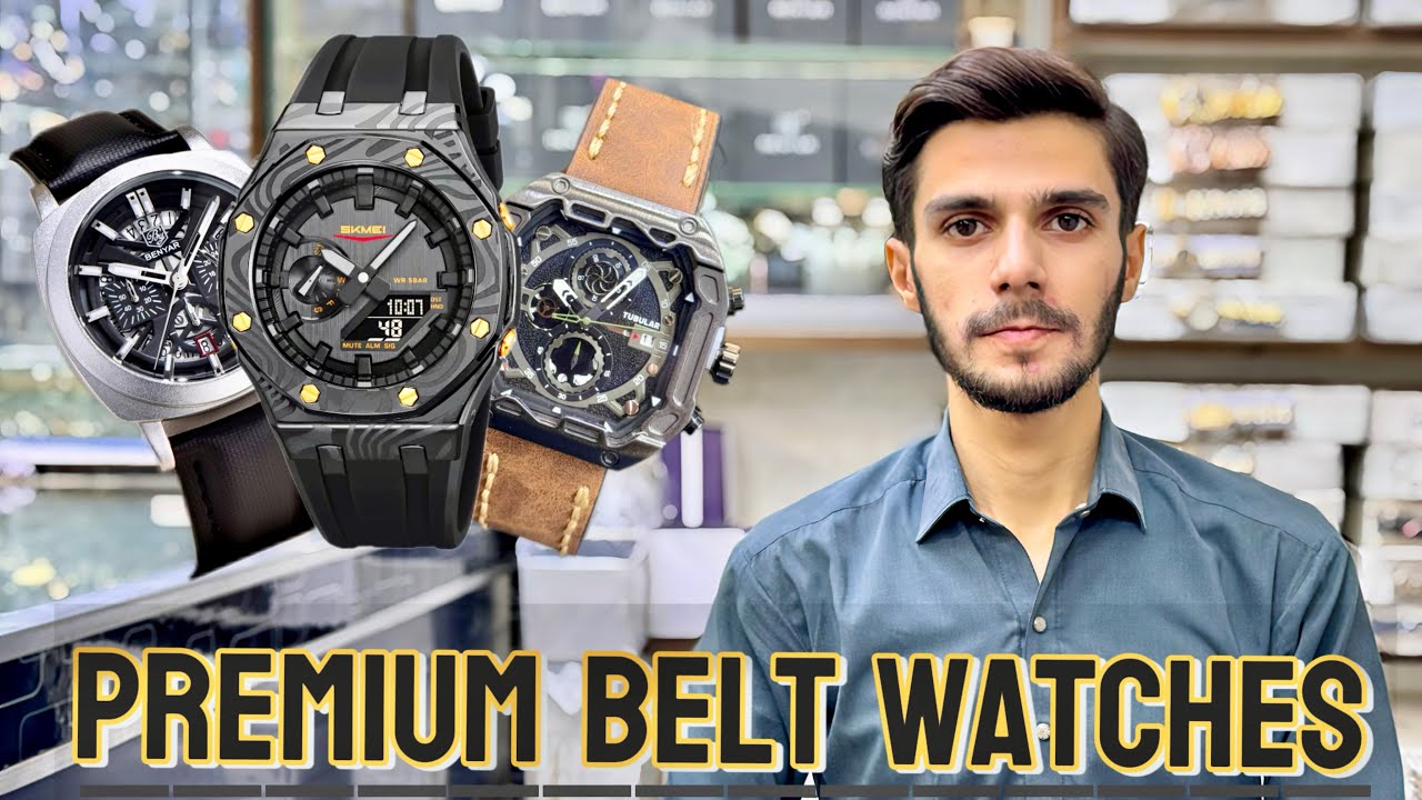 Premium Belt Watches for Mens | Chronograph & Dual Time Watch | Original & Branded | President Watch