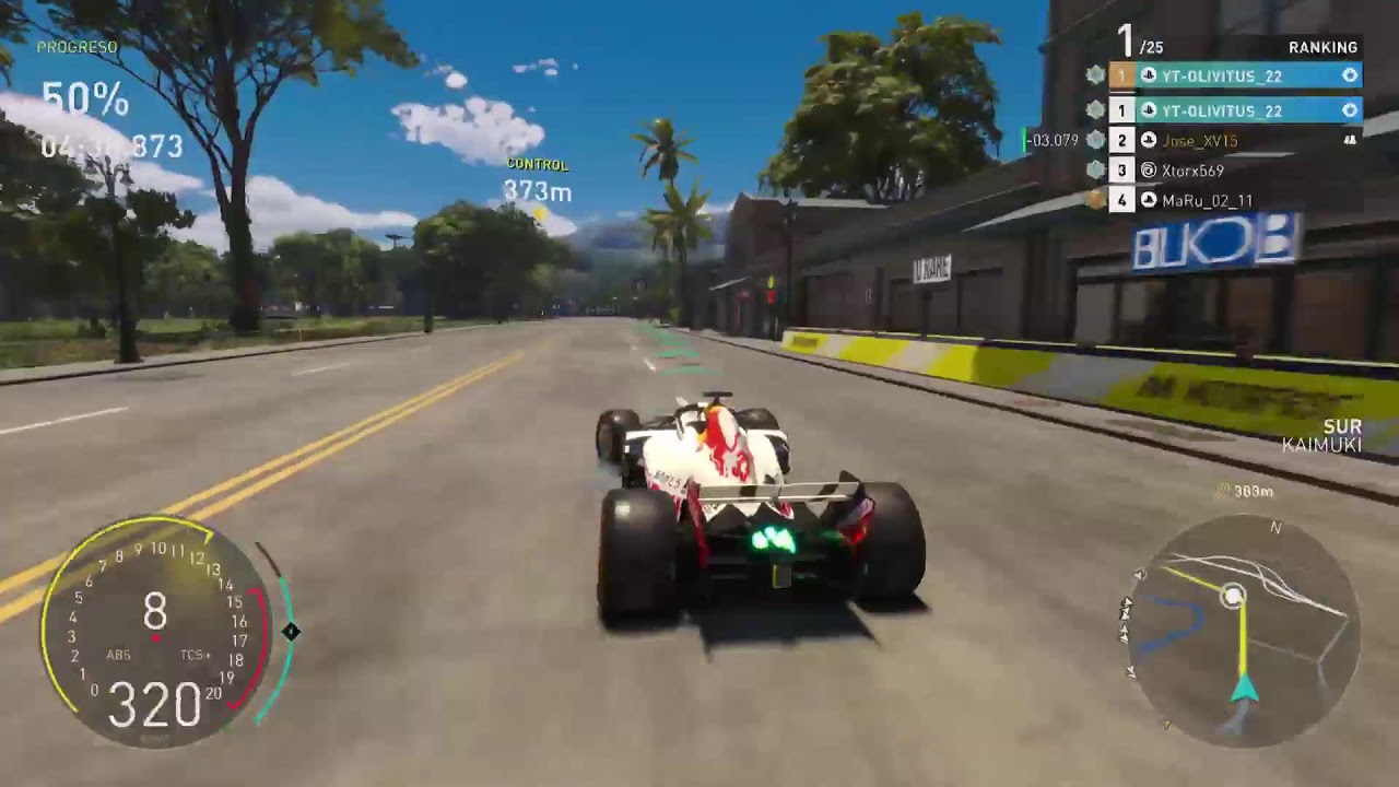 Grand race en modo directo