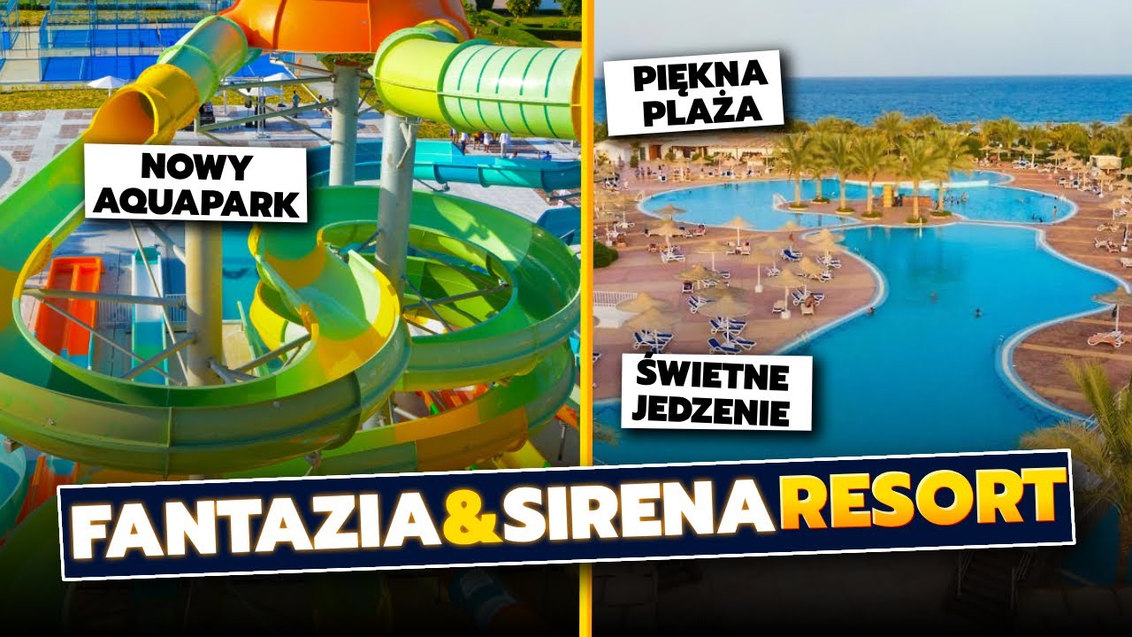 Świetny hotel w EGIPCIE ⭐ | Fantazia & Sirena Beach RESORT Marsa Alam + Aquapark