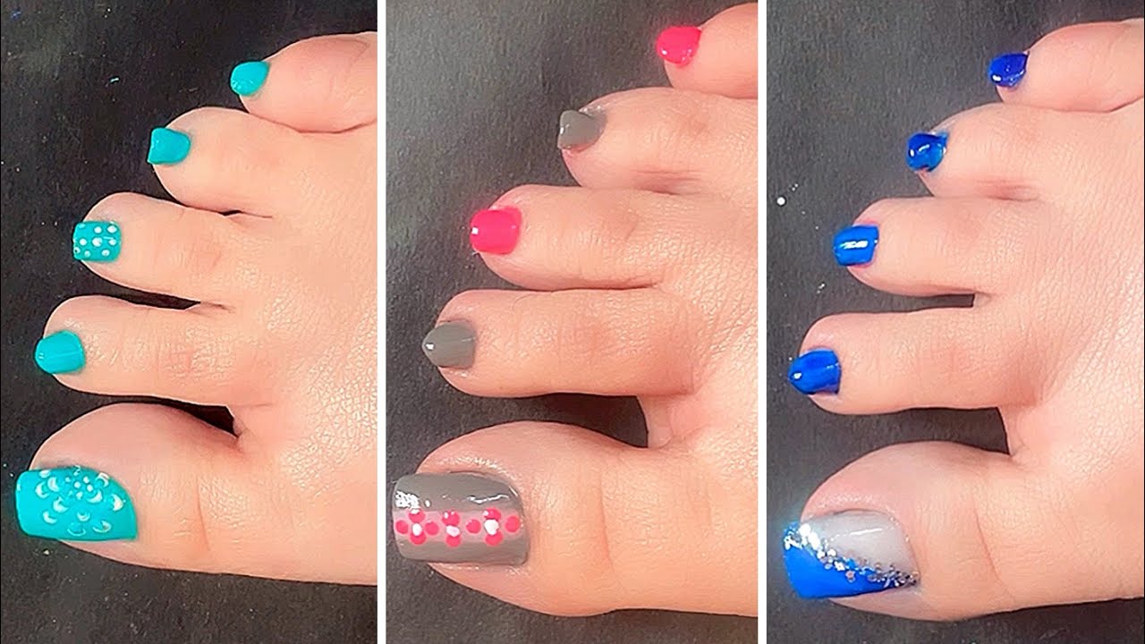 Beautiful Toe Nail Art | Foot Nail Art for Beginners #toe #toenails #nailart #2025 #makeovernation