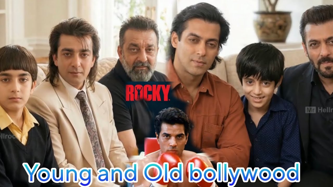 Bollywood young and old journey life#salmankhan #sanjaydutt 