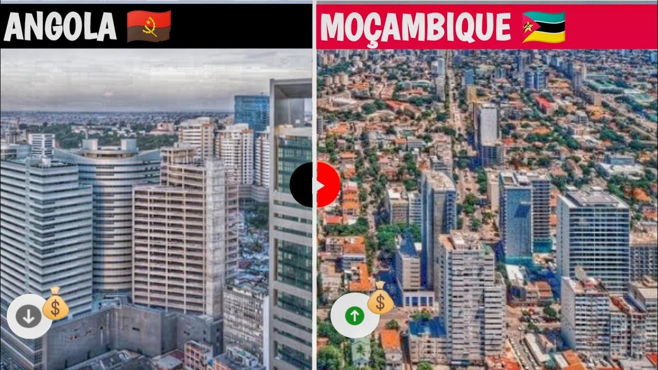 Angola vs Moçambique 🇦🇴🔥🇲🇿 DIFERENÇAS