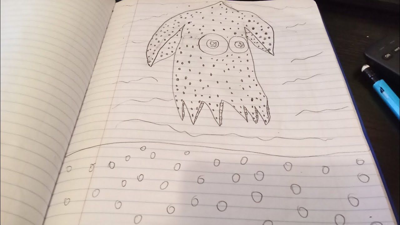 Drawing a squid