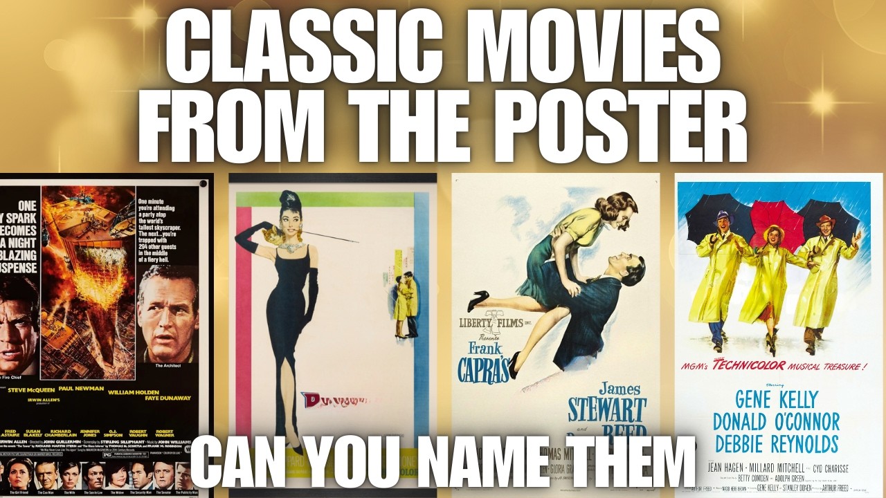 Name The Classic Movies From The Poster Quiz [Quiz Mix Challenge]