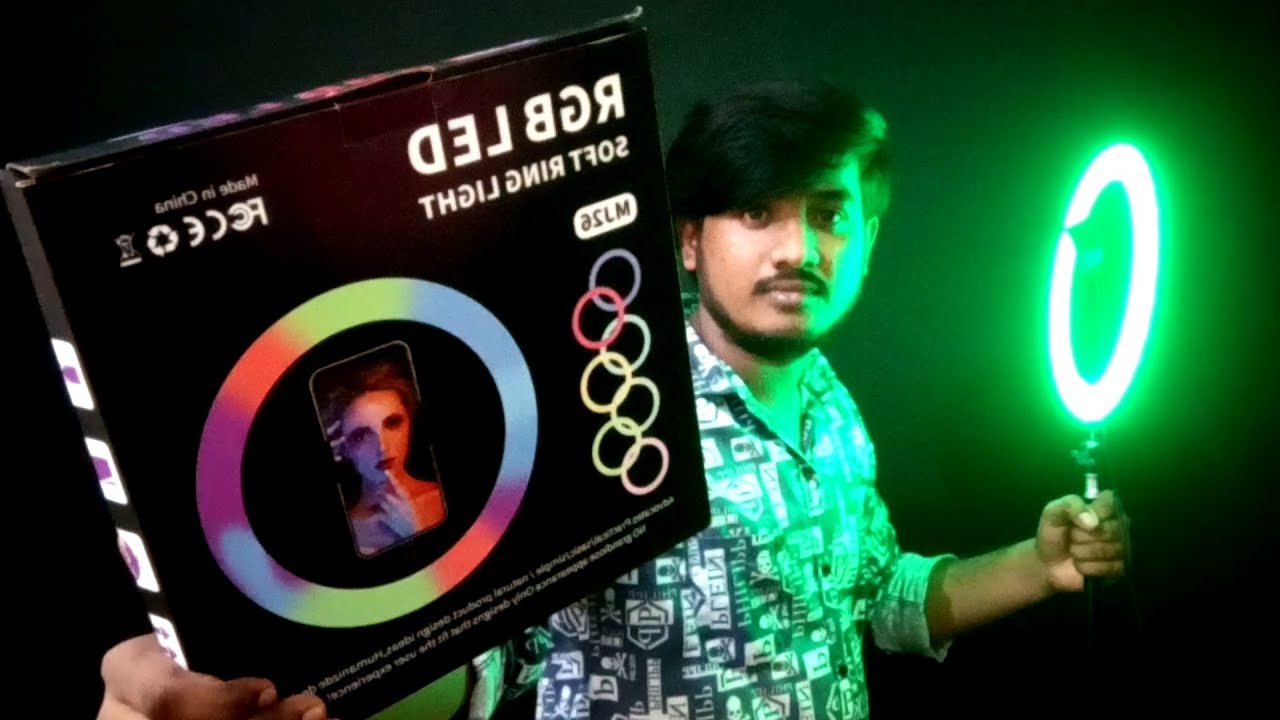 10 Inch RGB Selfie Ring Light 16 RGB Colors/with Tripod Stand & Remote Control | Value For Money!!