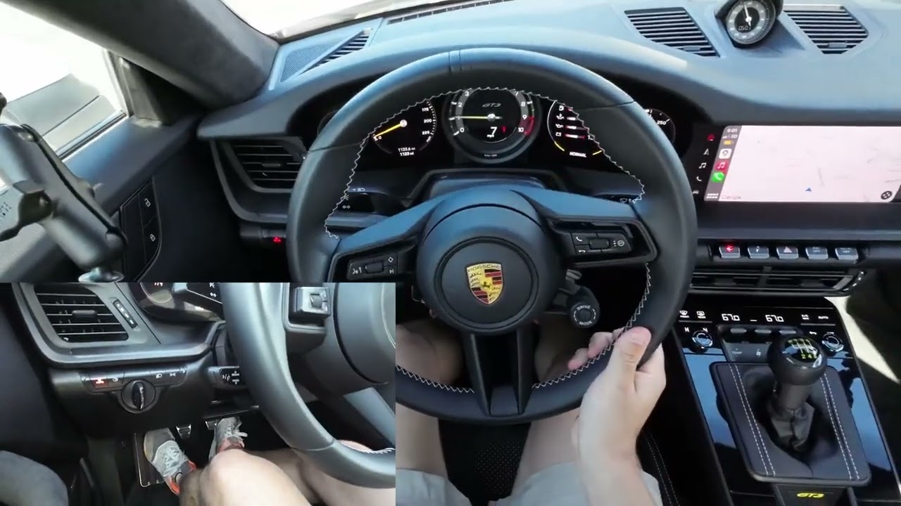 How to drive a manual car (let's learn in a Porsche GT3)