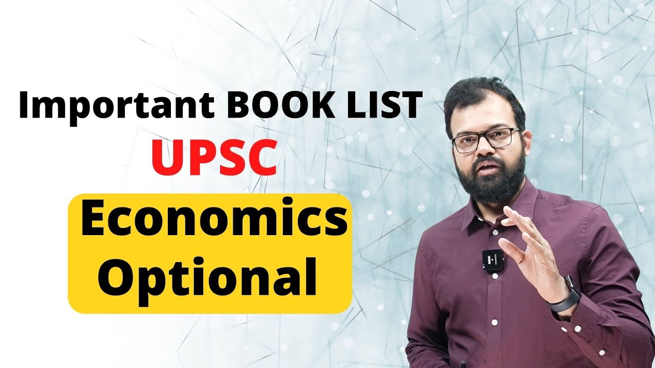 UPSC Economics Optional Books | Economics Optional Booklist for UPSC | Sanat Sir | Ecoholics