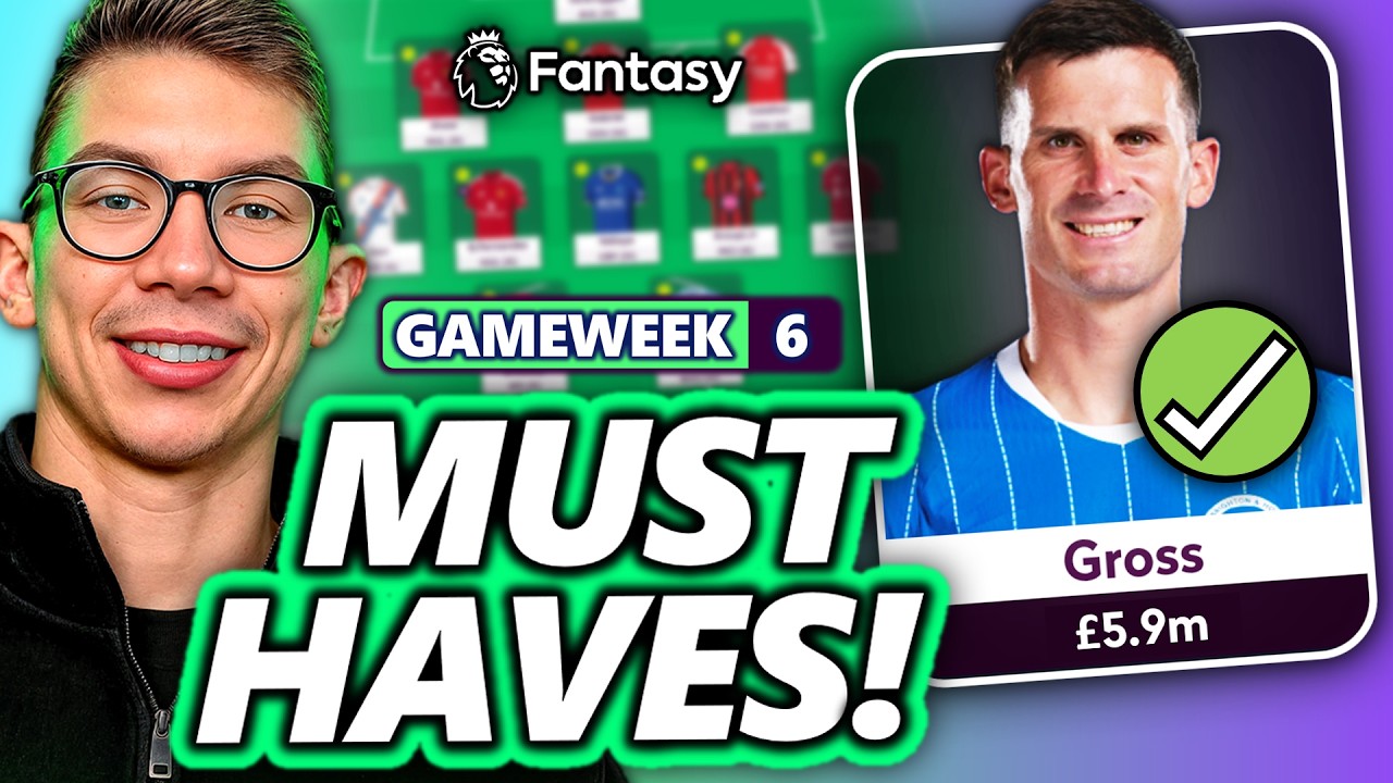 ОБЯЗАТЕЛЬНЫЕ ИГРОКИ В FPL НА 6-Й ТУР! ✅ | Fantasy Premier League 26/27