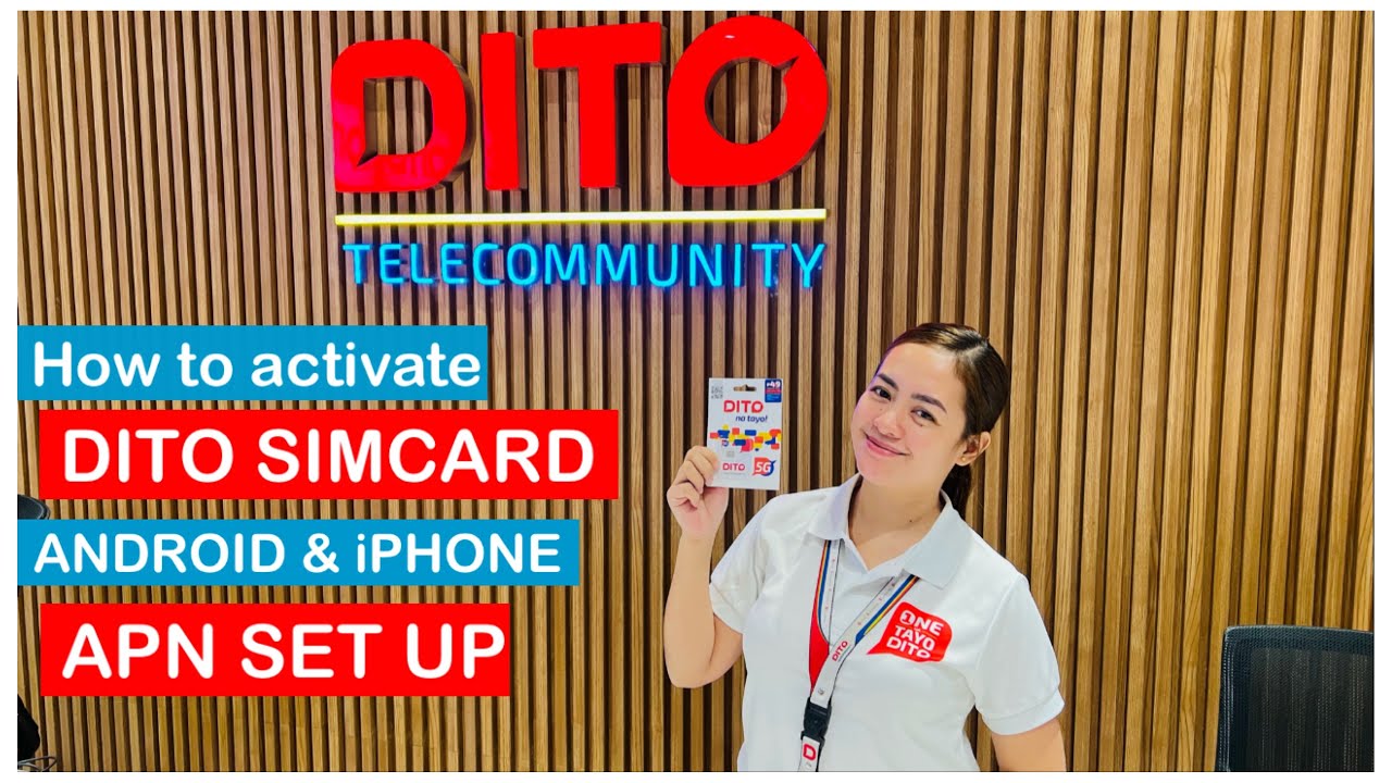 How to Activate DITO SIMCARD for Android and IOS Users | DITO SIM APN Set Up
