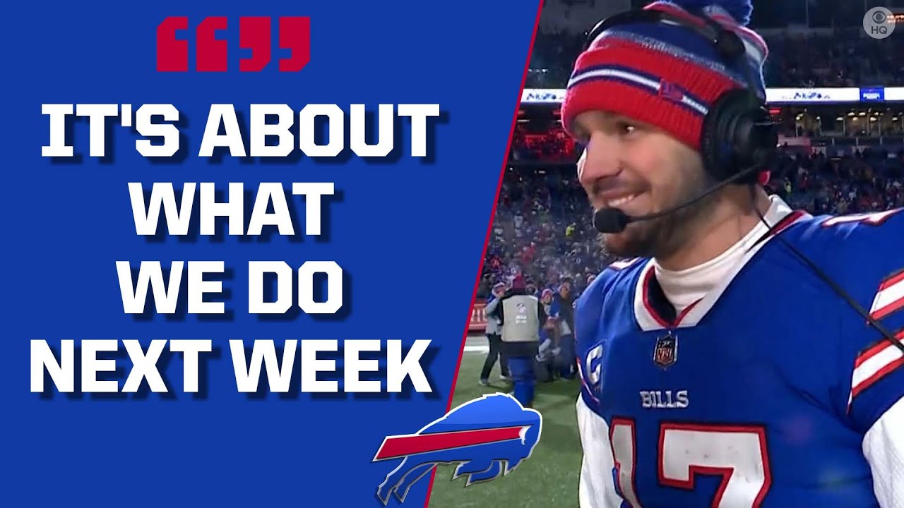 Josh Allen on Huge Performance vs Patriots in Wild Card, Next Matchup, & MORE | CBS Sports HQ