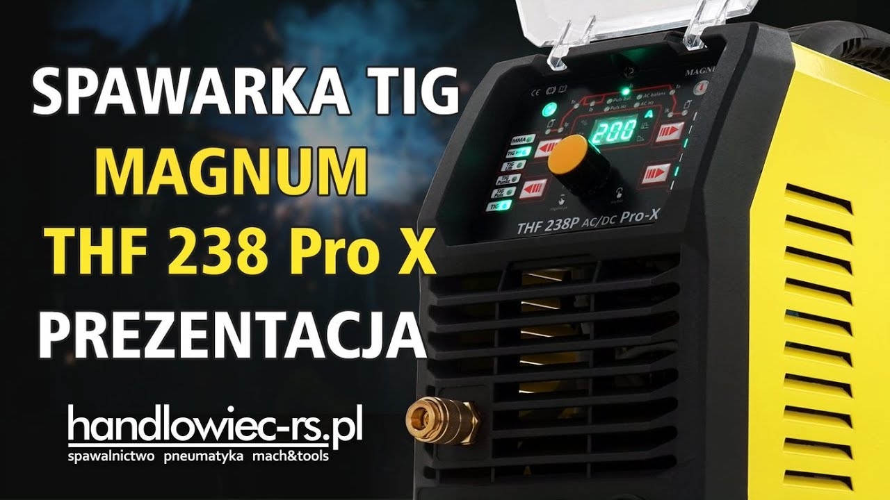 Spawarka TIG AC DC Magnum THF 238 Pro X Bi-Level - prezentacja