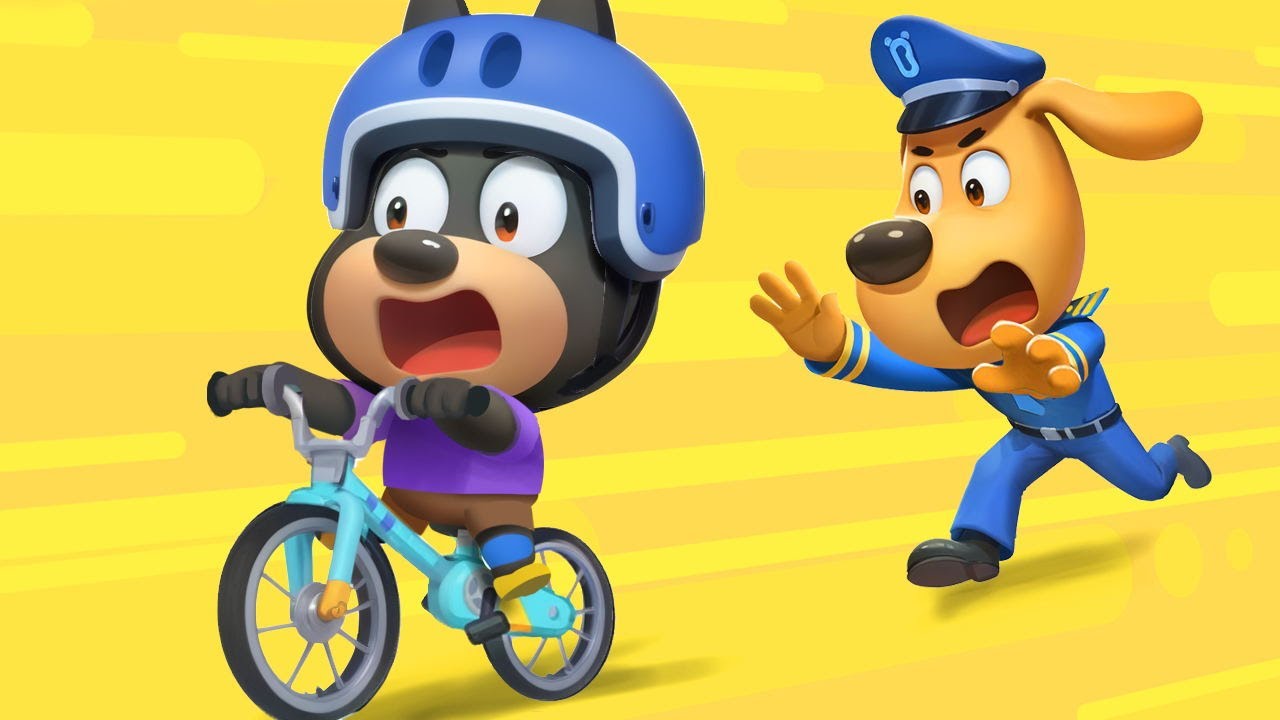 Labrador Mengajarkan Anda Cara Mengendarai Sepeda 🚲| Kartun Anak-anak | Kepala Polisi Labrador
