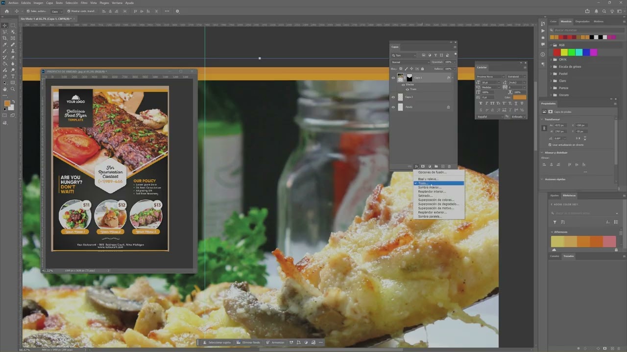 Realizar un anuncio publicitario en Photoshop