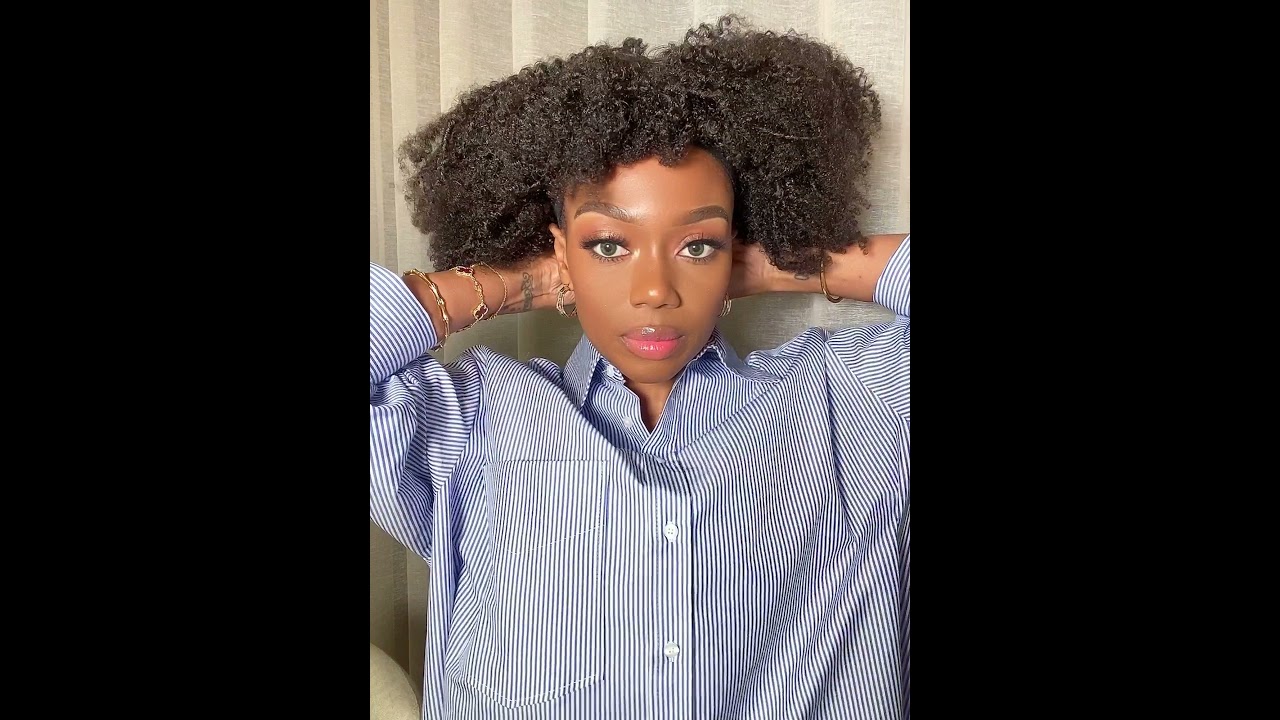 😍BEST Afro Kinky Curly Wig with Bangs | FAKE SCALP, EASY WIG APPLICATION  | NiaWigs