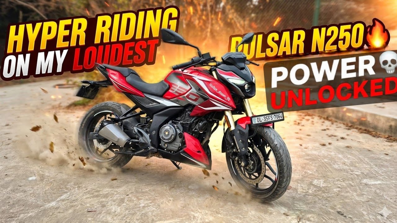 2026 loudest Pulsar N250 crazy hyper ride 🚀🔥 wobbling issue solve💯|pulsar n250|#trending #pulsarn250
