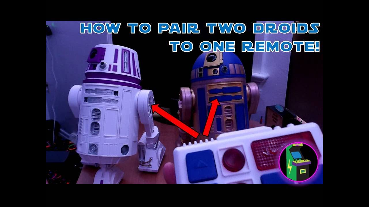How To PAIR Two Or More Galaxy's Edge DROID DEPOT Droids To ONE Remote Control!