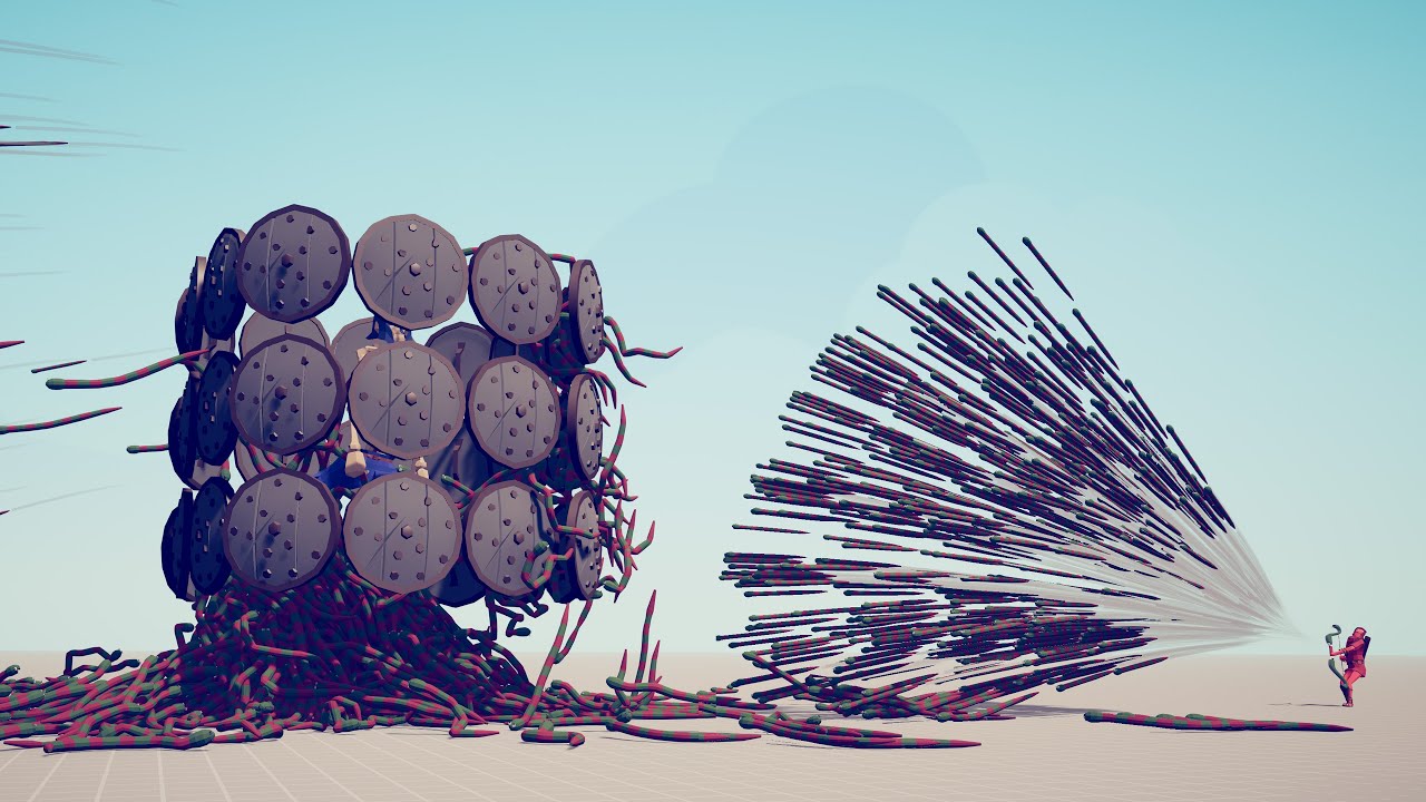HEAVY SHIELDED SKELETON vs EVERY GOD - Totally Accurate Battle Simulator