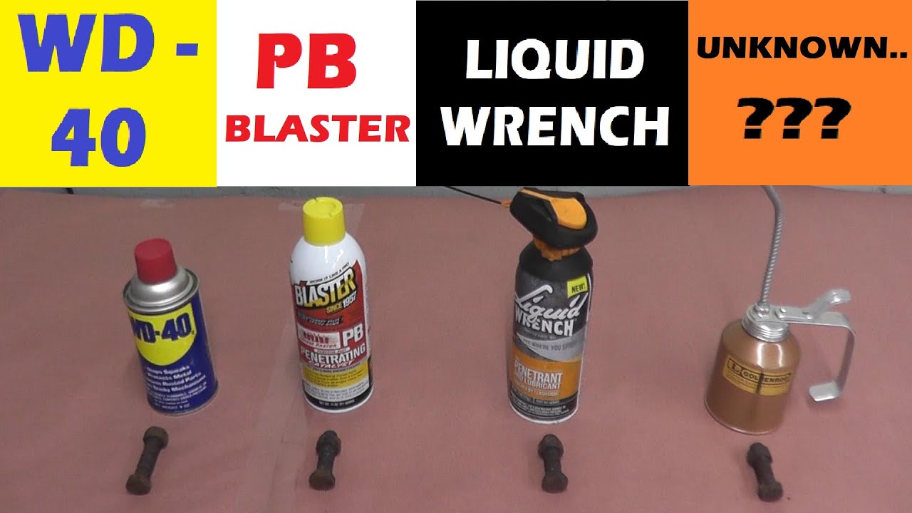 WD40 против PB Blaster против LIQUID WRENCH против UNKNOWN MIRACLE — что лучше всего подходит для...