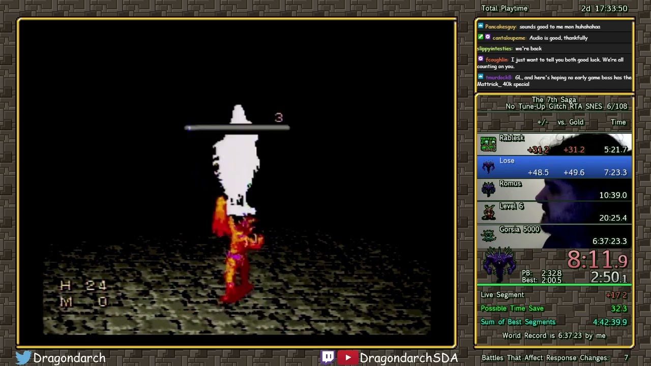 (SNES) The 7th Saga - Any% No Tune-Up Glitch in 6:31:45