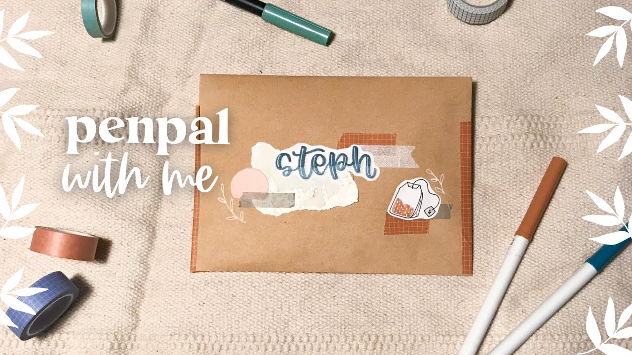 PenPal With Me | Tea Themed PenPal |  DIY PenPal Gifts | Aesthetic Pen Pal