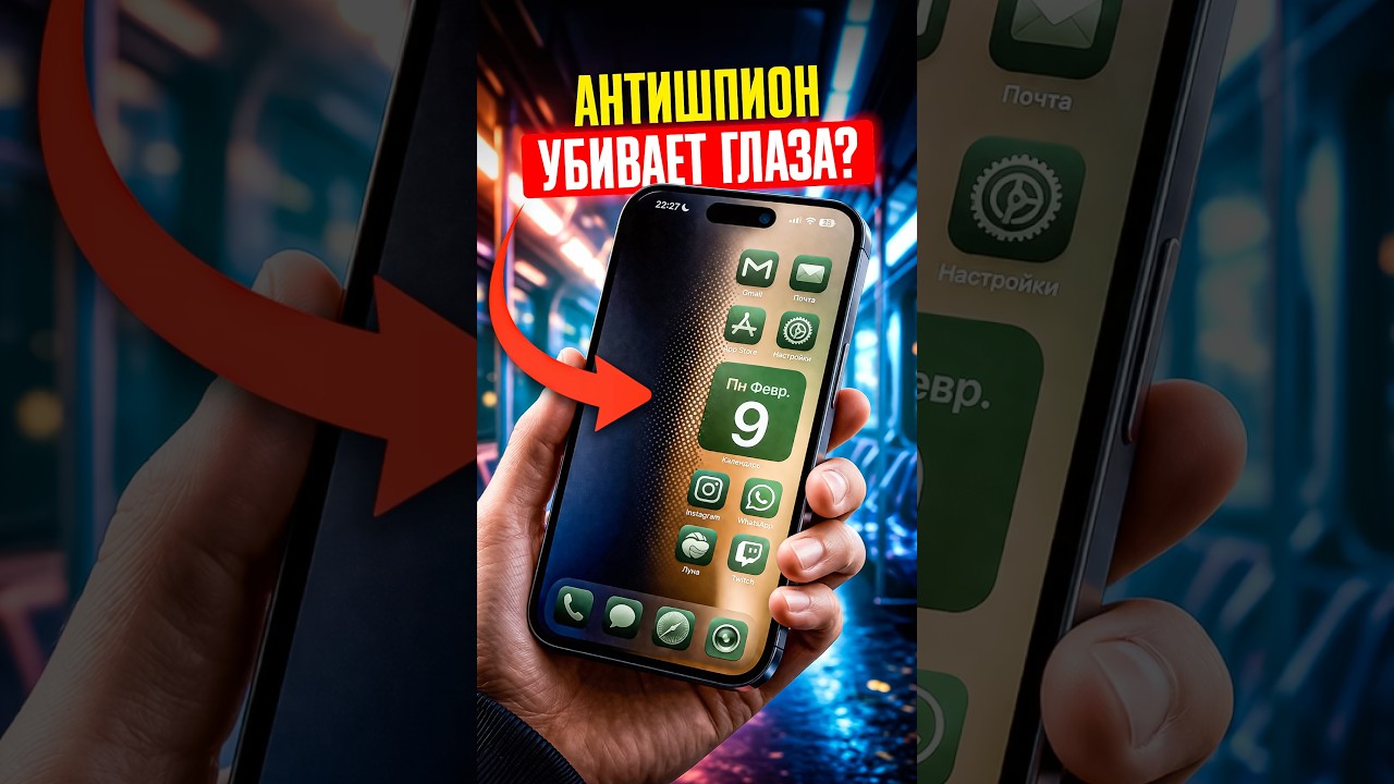 😳 АНТИШПИОНСКИЕ ЭКРАНЫ ВРЕДЯТ ТВОЕМУ ЗДОРОВЬЮ!