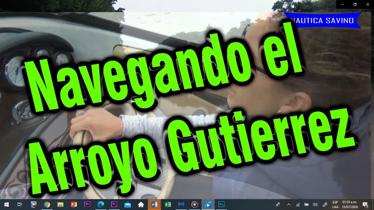 Navegando el Arroyo Gutierrez, en el Delta del  Paraná, con nuestros alumnos.