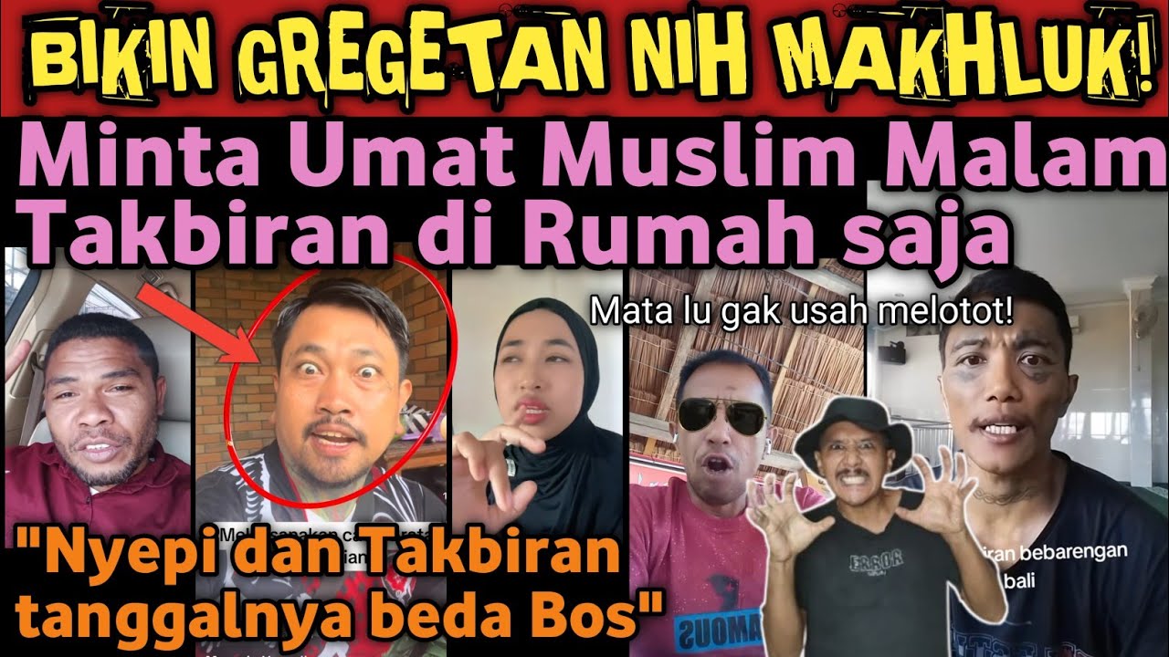 Org Bali minta Org Muslim malam Takbiran di rumah, netizen: Nyepi dan Takbiran tanggalnya beda bro!